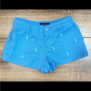 Polo by Ralph Lauren Light Blue Shorts With Mint Detail. Perfect condition